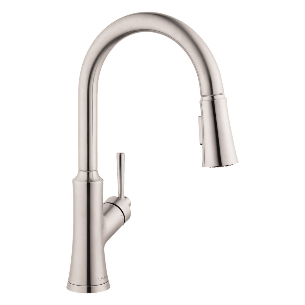 04793800 STEEL OPTIC HIG HARC Kitchen Faucet 2SPRY P-D