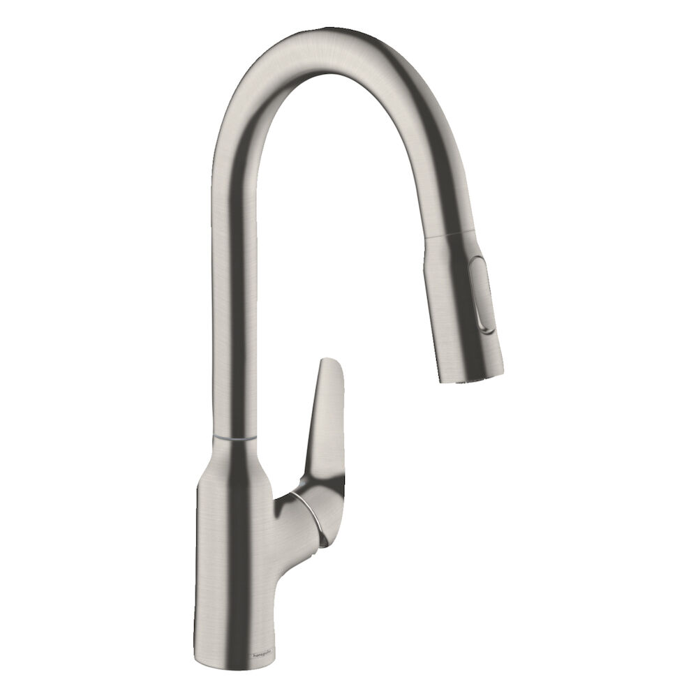 71800801 STEEL OPTIC HIG HARC Kitchen Faucet 2SPRY P-D