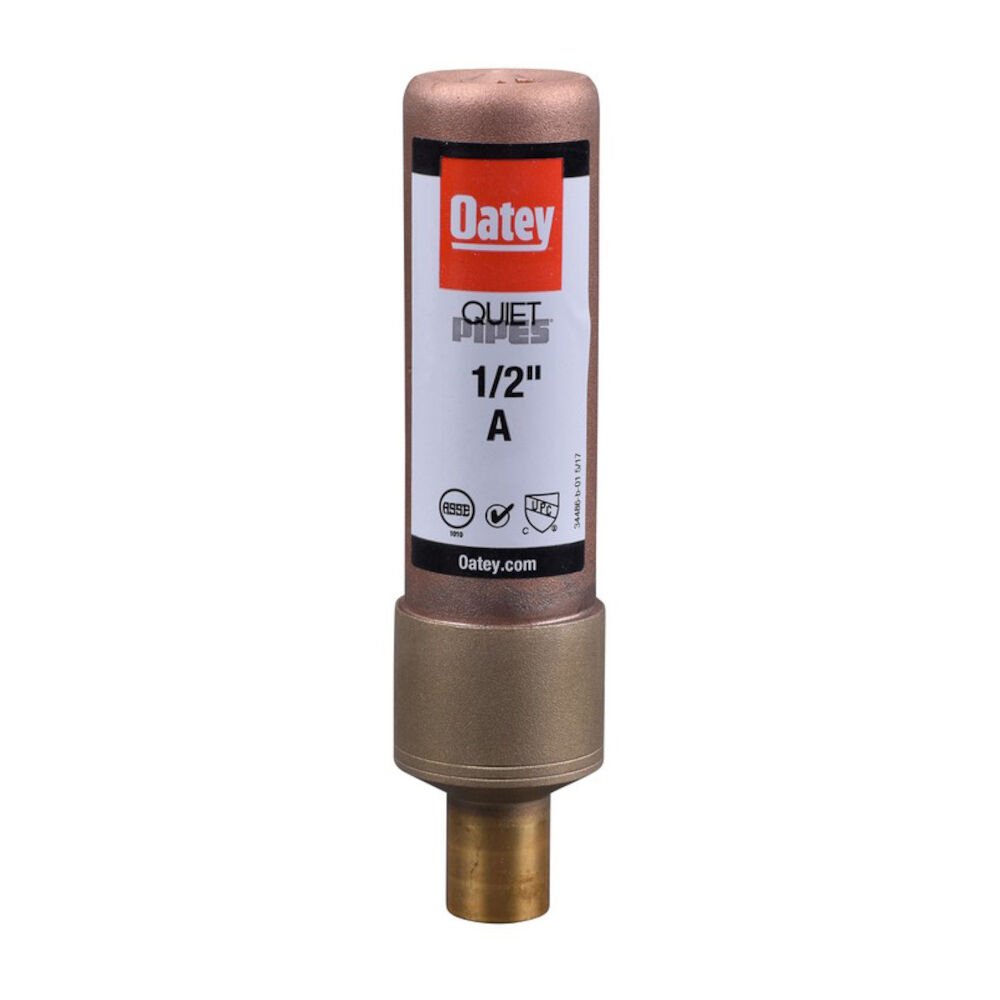 Oatey® 34499 Quiet Pipes® Straight Hammer Arrestor, 1/2" Male Sweat/Press