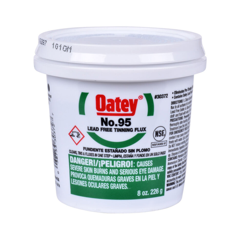 Oatey® 30372 Tinning Flux, 8 oz, Pail, 3 to 4