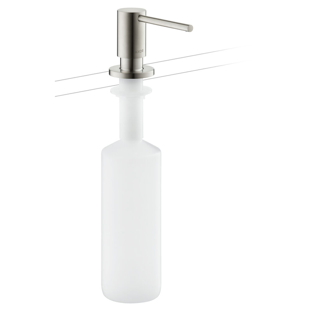 42818801 AXOR Uno Soap Dispenser, Stainless Steel