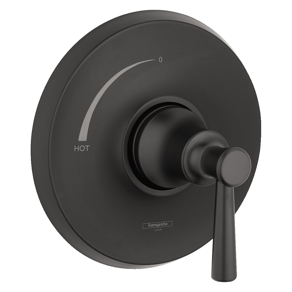 04779670 Hansgrohe Joleena Pressure Balance Trim, Matte Black
