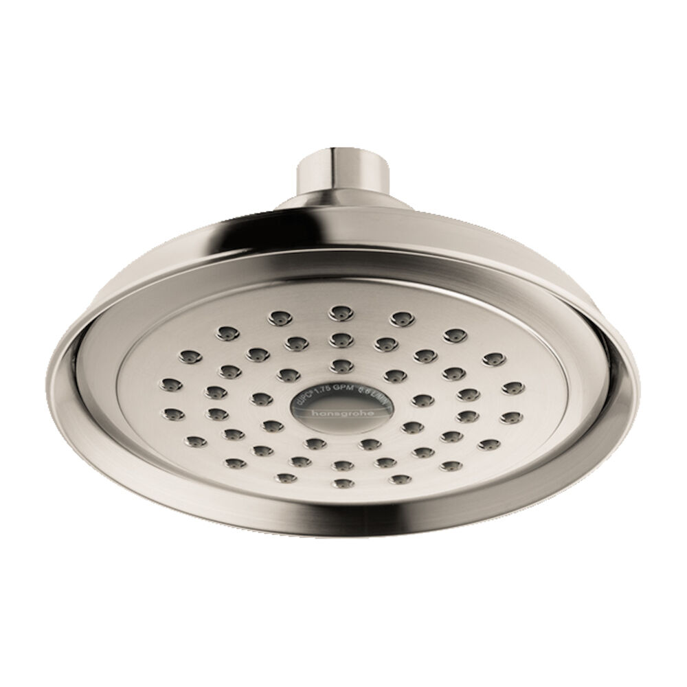 04780820 Hansgrohe Joleena Showerhead, 1-Jet, 1.75 gpm, Brushed Nickel