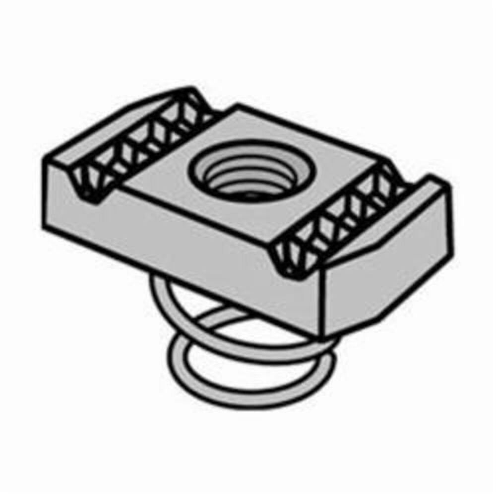 Anvil-Strut™ 2400205908 FIG AS SS Clamping Nut w/ Short Spring, 3/8-16, Import