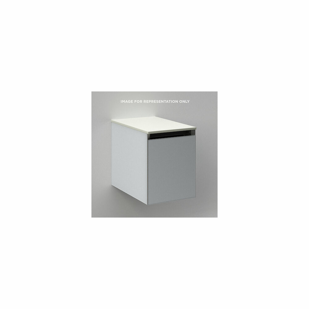 VM12H2D21F28N Cartesian 12-1/8" x 15" x 21-3/4" Vanity with Single Drawer, Matte Black