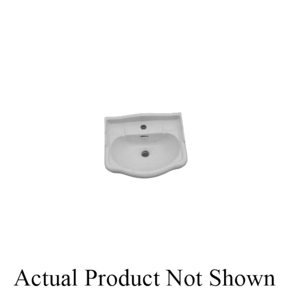 B/3-874WH Stanford™ 460 Lavatory Basin Only, Rectangle Shape, Surface Mount, Vitreous China, White