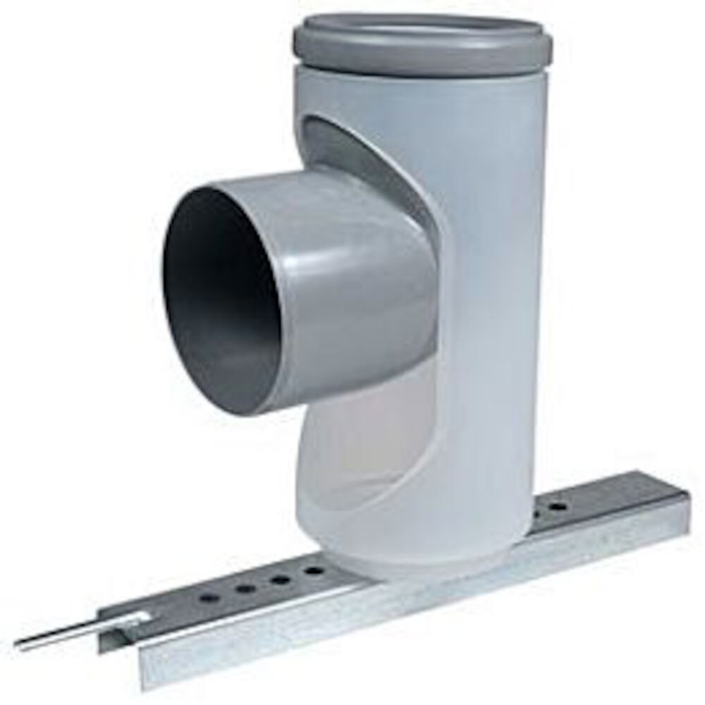 Centrotherm InnoFlue® ISBS0287 Single Wall Base Support, 2" ID x 3" OD, Polypropylene, Domestic