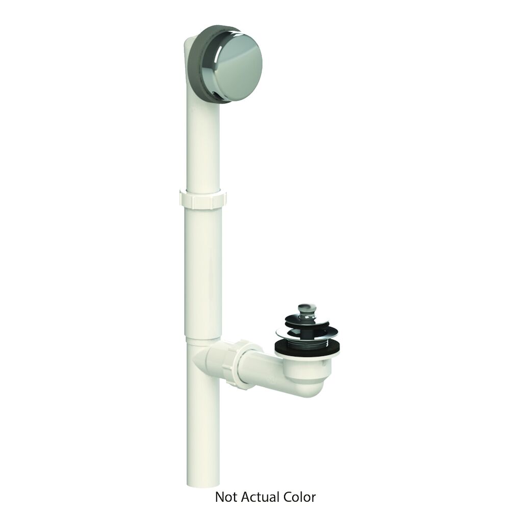 590-PF-PVC-WI Innovator® 590 PRESFLO® 1.5” Tubular PVC Bath Wastes Slip-Joint Assembly, Wrought Iron
