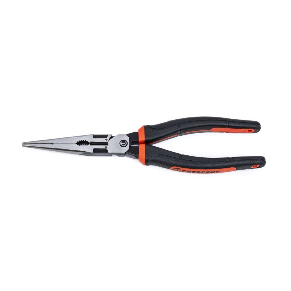 Crescent® Z6546 Z2 Dipped Handle Long Nose Pliers, 6 in, Dipped Handle