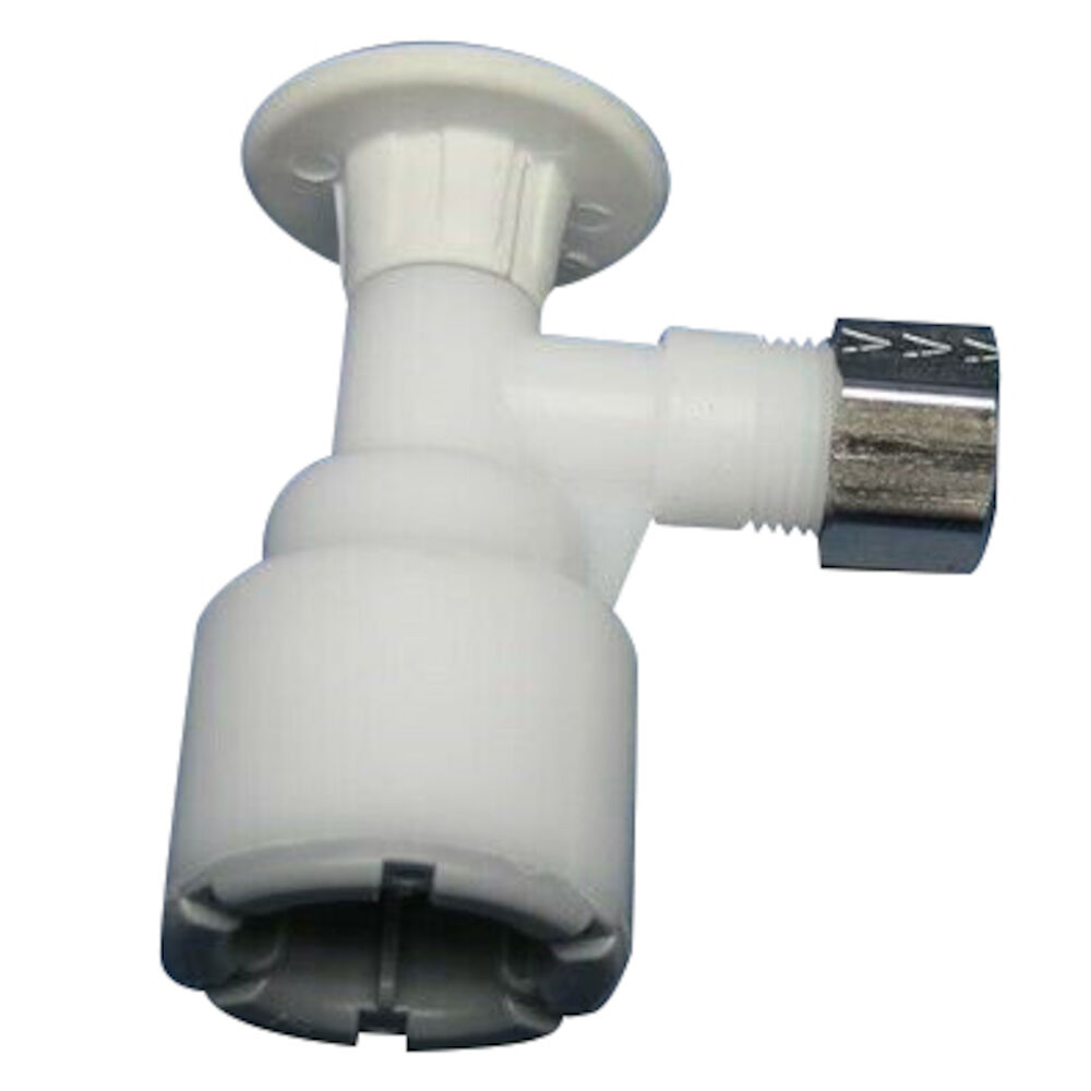 Accor® FlowTite® PO5-2 XF 1/2x1/4, NomXOD Comp Pull Handle Angle Supply Stop Valve, White