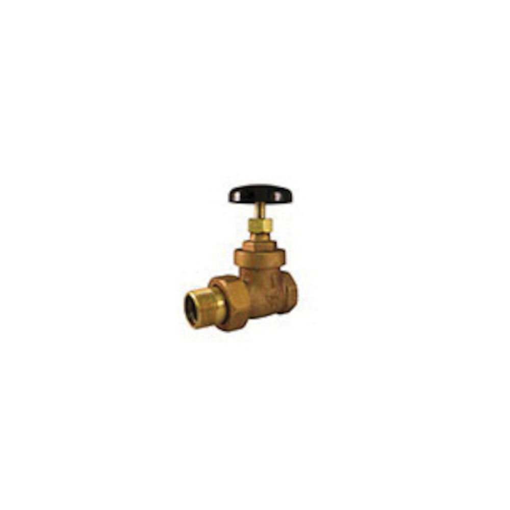 Hammond Valve 0102000034 Plumbing Radiator Valve, 3/4" Nominal, Male Union x Female IPS End Style, 200 psi WOG Pressure, Bronze Body