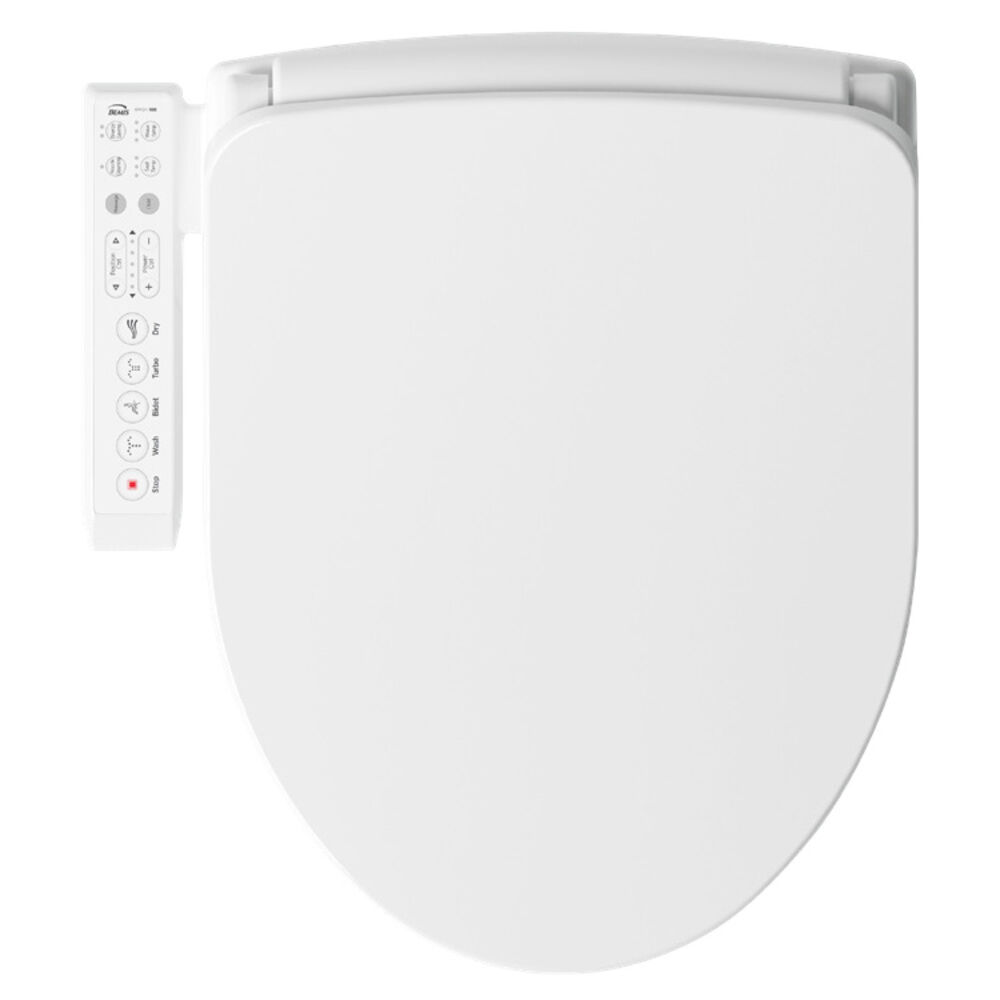 HV1000E 000 Smart Bidet Toilet Seat With Cover, Haven 1000™, Elongated Bowl, Closed Front, Plastic, White, Soft Close Hinge, Import