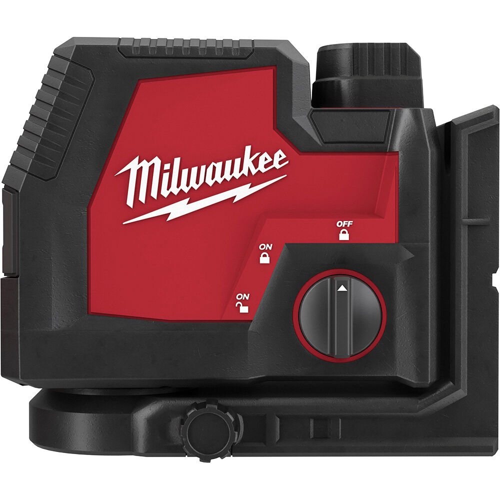 Milwaukee® Tool 3522-21 Cordless Self Leveling Cross Line and Plumb Points Laser, 100 ft Measuring