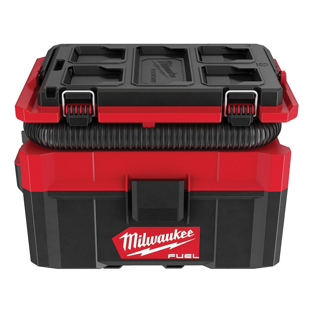 Milwaukee® Tool 0970-20 M18™ FUEL™ PACKOUT™ Cordless Handheld Wet/Dry Vacuum Kit, 12 A, 2.5 gal Tank, 18 V, Polycarbonate Housing