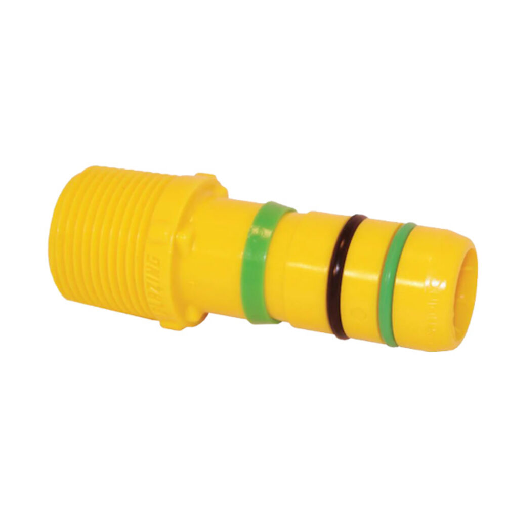 BLZ 1436-010 1" Pipe Adapter, Insert x MNPT End Style, ABS