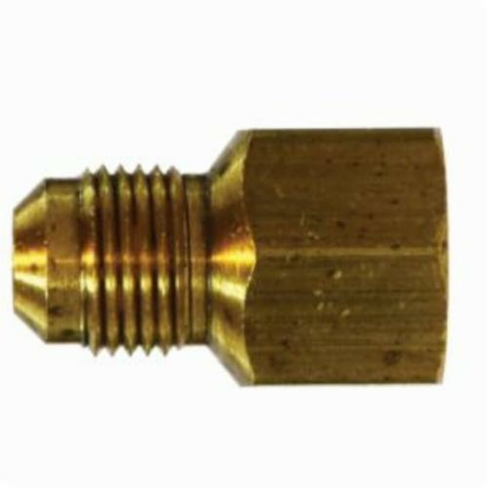MMM 10237 Adapter, 3/8x1/2 in, SAE 45 deg Male FlarexFNPTF, Brass