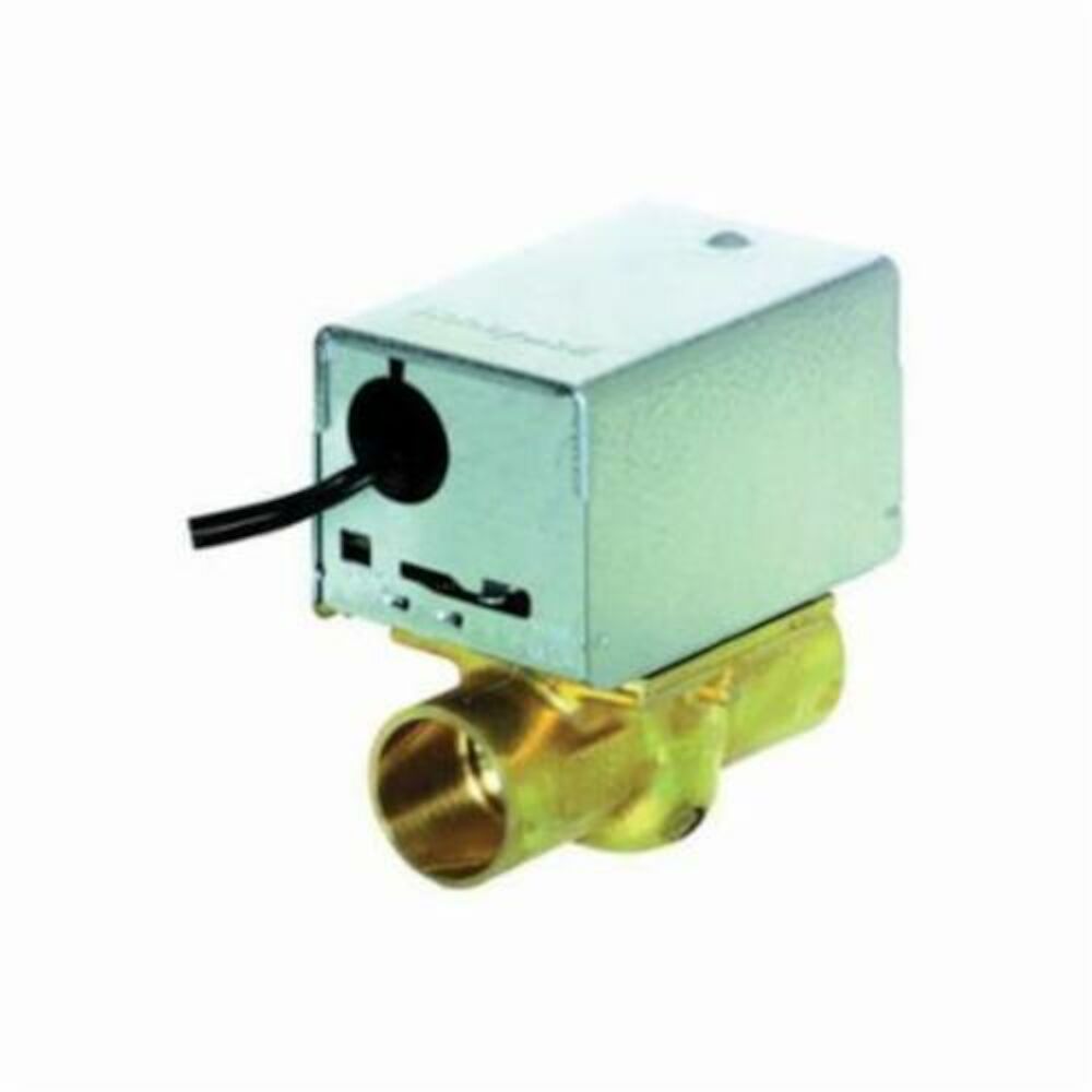 Honeywell V4043A1010/U 2-Way Straight-Through Zone Valve, 1/2 in, C, 125 psi Static, 3.5 Cv, 120 V, Import