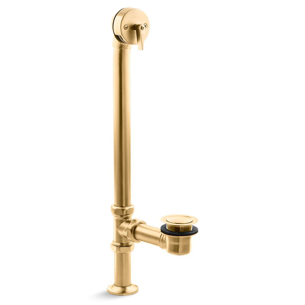 Kohler® 7159-2MB Artifacts® Pop-Up Bath Drain, 1-1/2" Nominal, NPT Connection, 17 ga Brass Drain