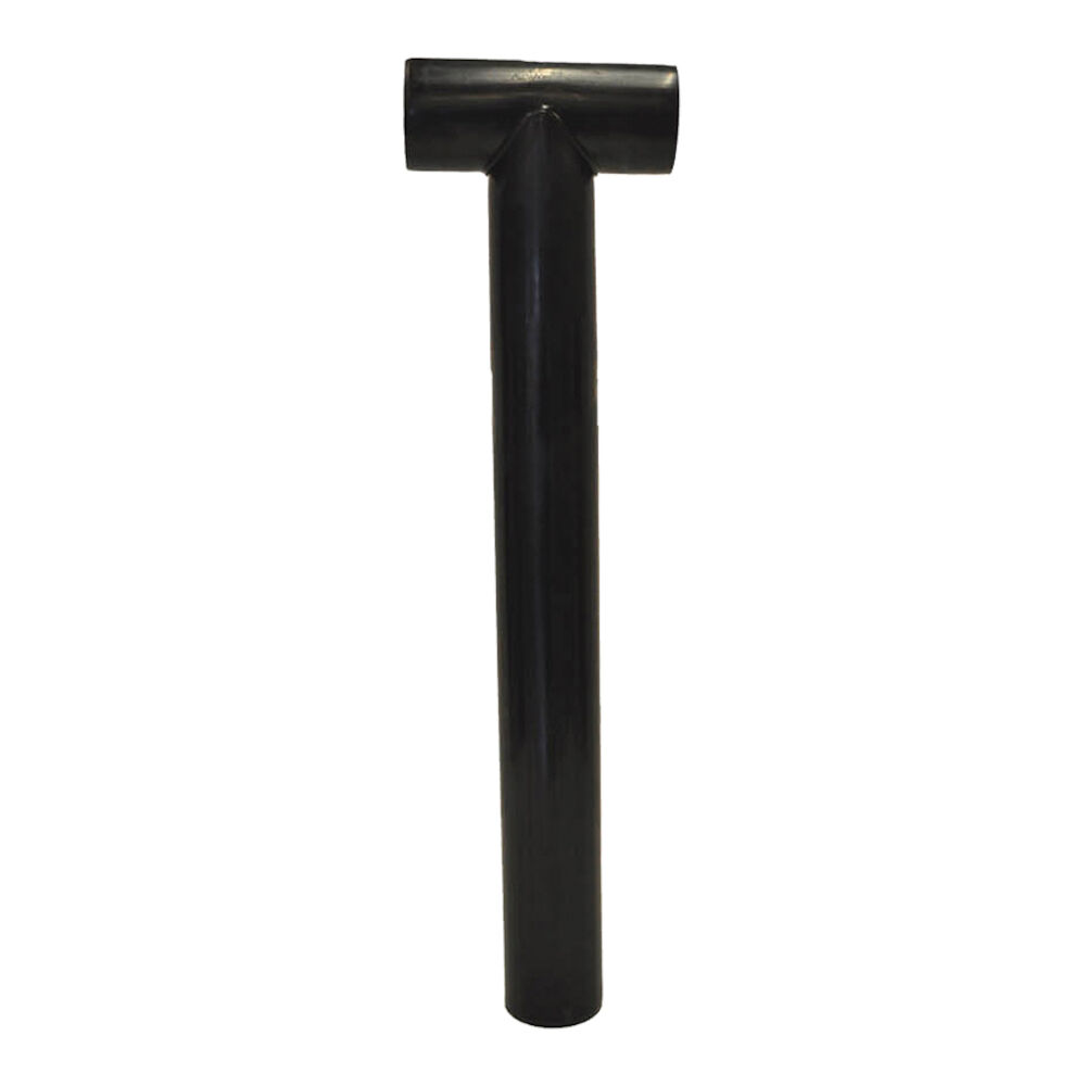 ISTT0220 Termination Tee, Polypropylene, 2" Dia x 28.8" L x 7.6" W, Black Oxide, Domestic