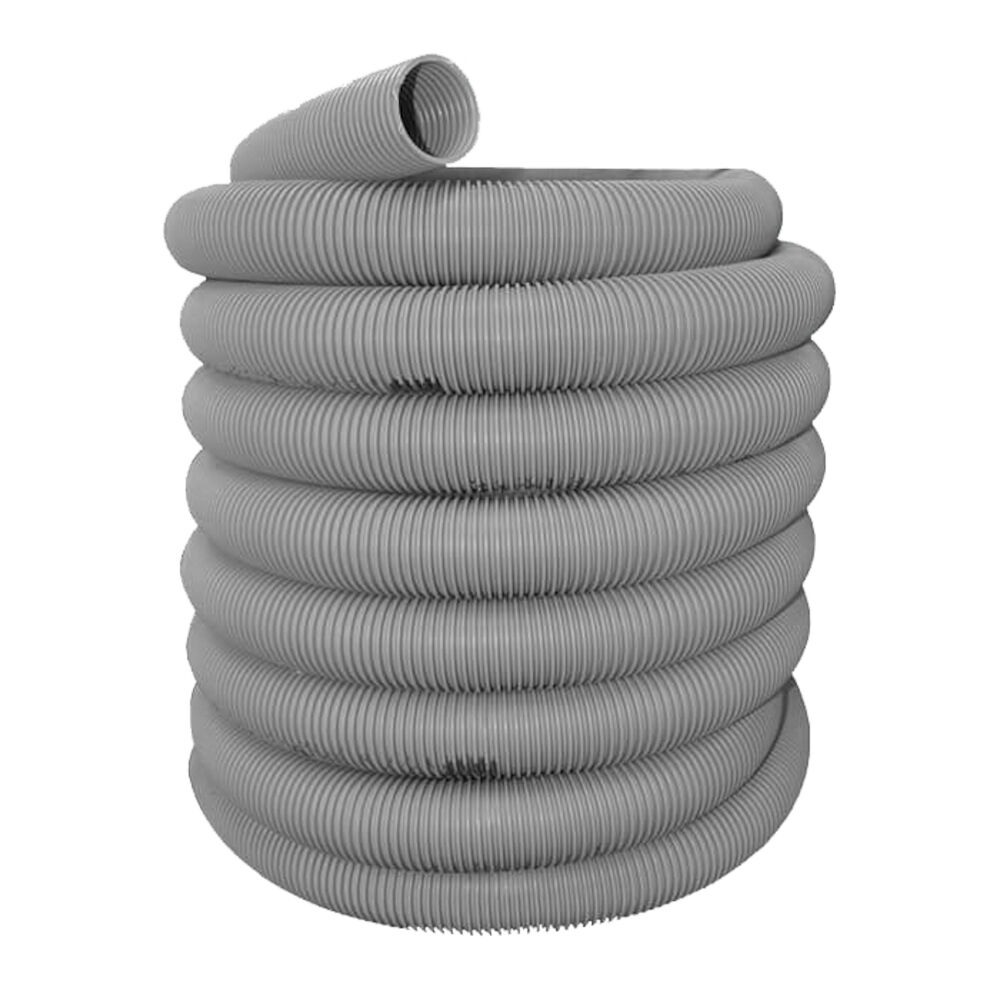 IFVL02025 Flexible Vent Length, Polypropylene, 2" ID x 2.3" OD Dia x 25' L, Gray, Domestic