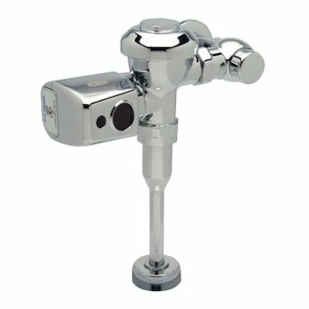 AquaSense® ZER6003AV-EWS-CPM Exposed Sensor Operated Flush Valve, Battery, 3/4" Inlet, 20 to 80 psi, Chrome Plated