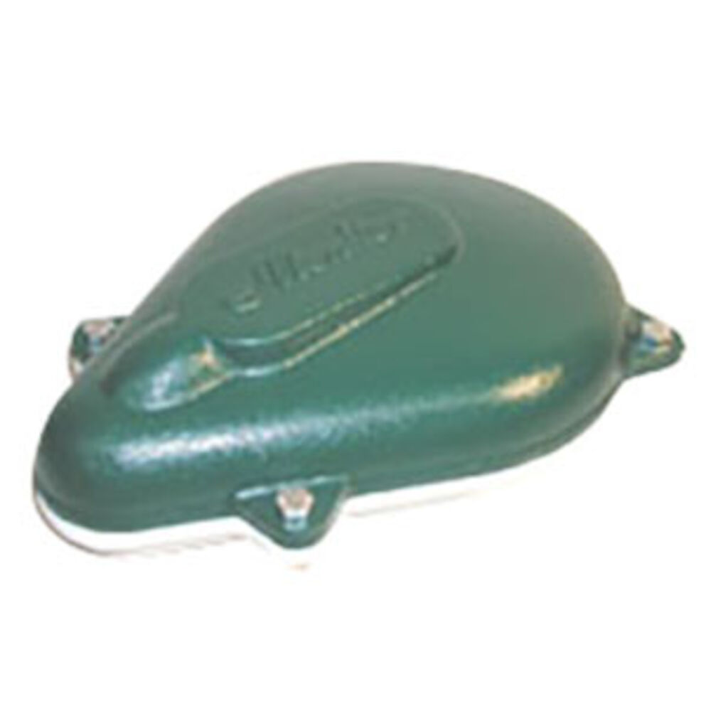 5WE1P Watertight Vermin Turtle Cap, 1" Conduit Tap, Cast Iron, 5-9/16" OD x 5" L