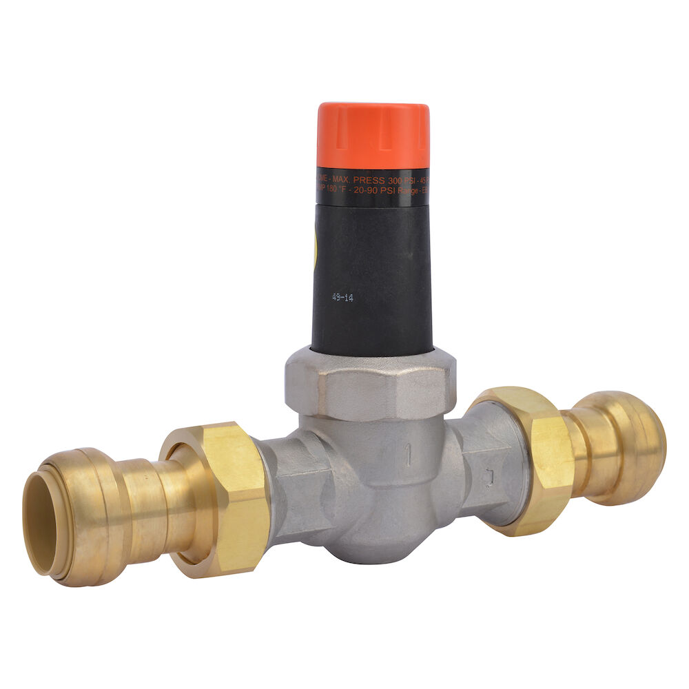 23956-0045 EB25 Pressure Regulating Valve With SharkBite® Connection, Brass Body