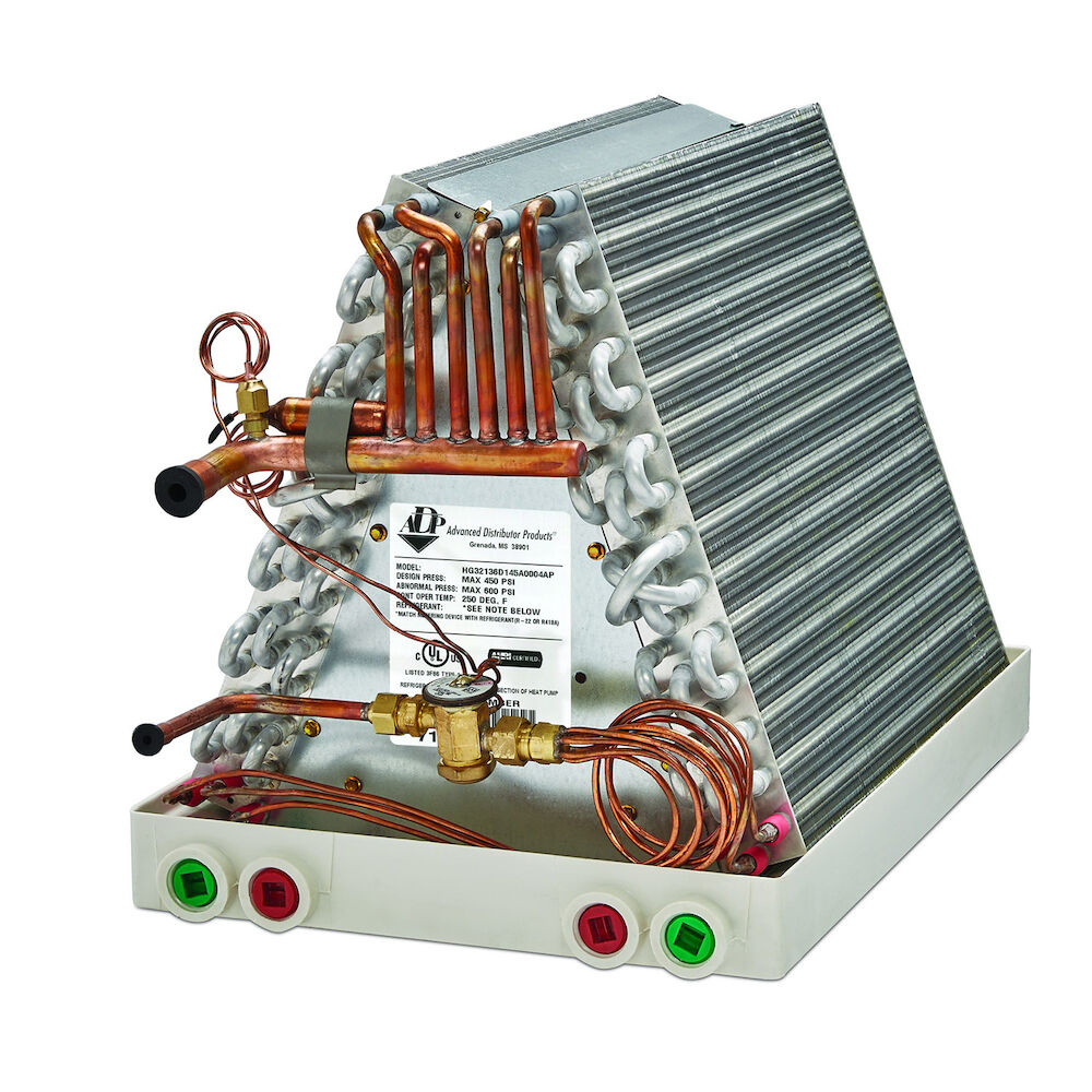 HG32936A155A0004AP 2.5 Ton 15.5W Evaporator Coil, Aluminum Slab, Uncased TXV, A Coil, Left-hand Enclosure