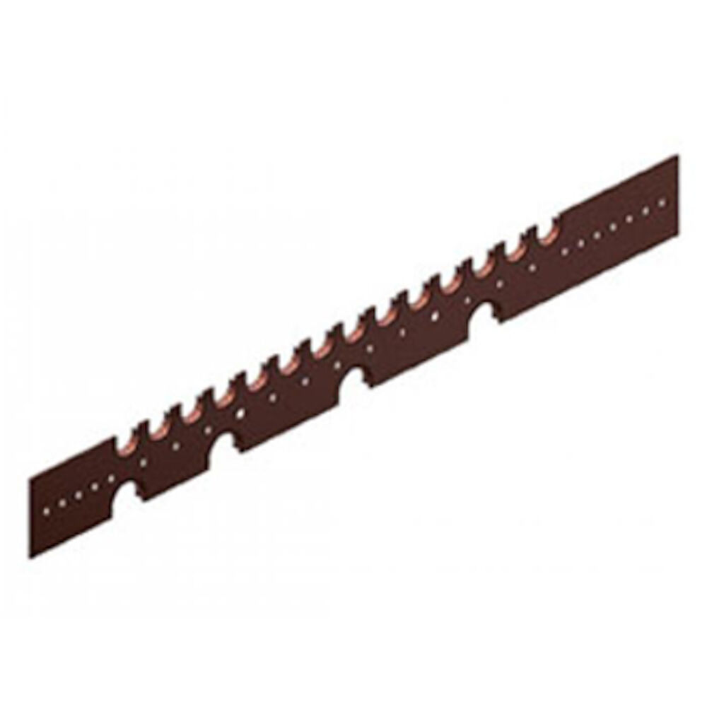 140 Copper-bonded Notched Flat Bracket for 1/2" Pipe