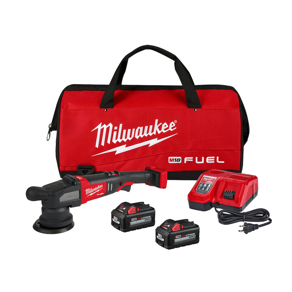 Milwaukee® Tool 2684-22HD M18 FUEL™ Random Orbital Polisher Kit, 15mm