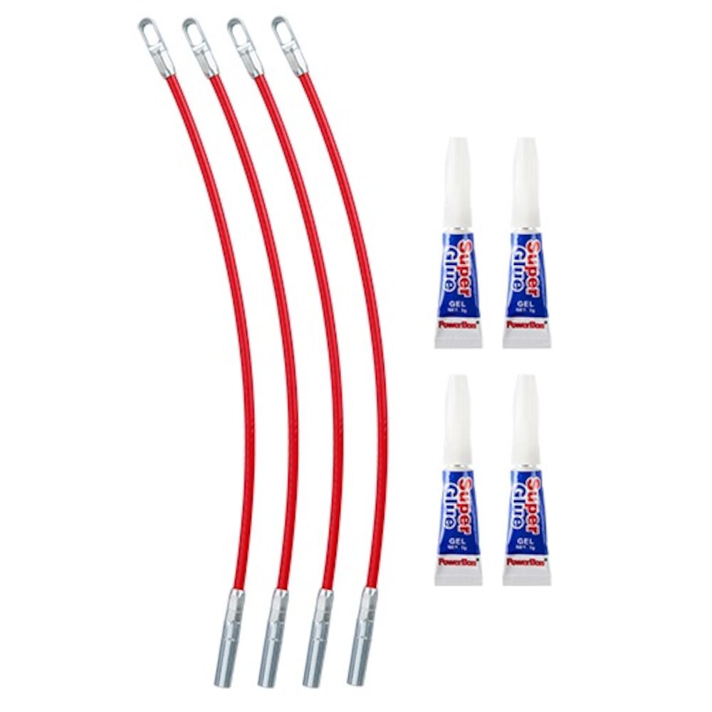 Milwaukee® Tool 48-22-4191 Polyester Fish Tape Replacement Flexible Metal Leader, 4 Pack