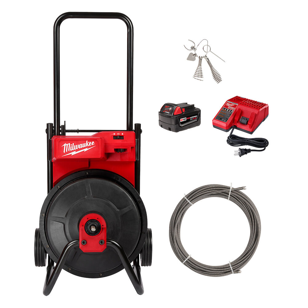 Milwaukee® Tool 2817A-21 M18™ Drum Machine w/ 3/8" Cable