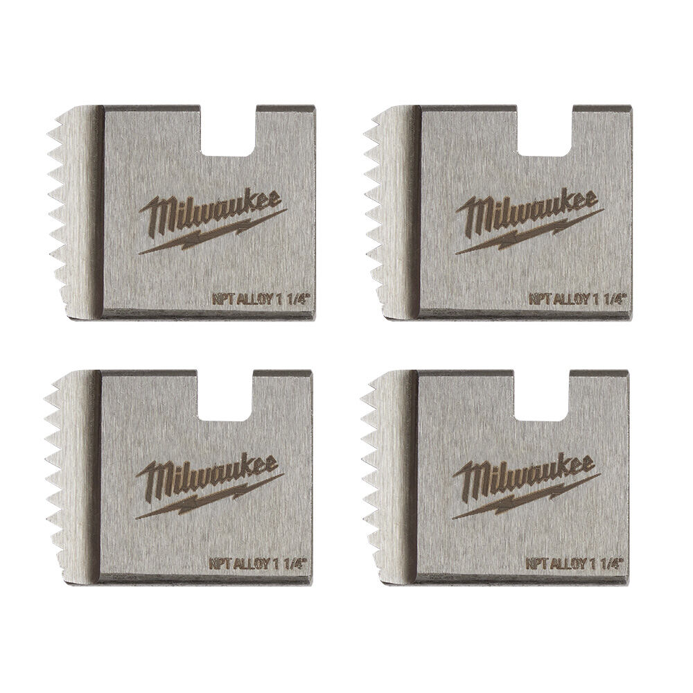 Milwaukee® Tool 48-36-1104 Alloy NPT Portable Pipe Dies, 1-1/4"