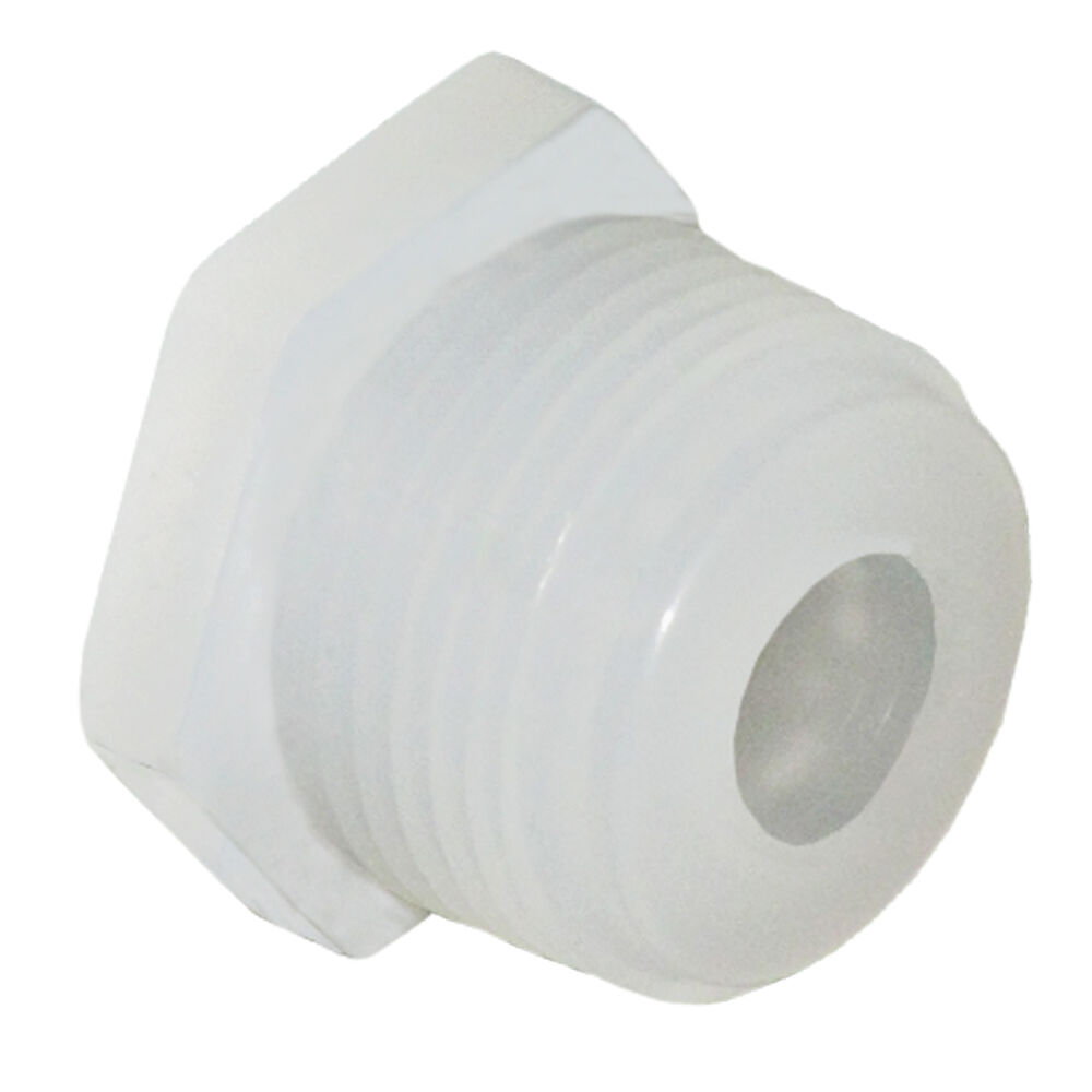 4839-101 Pipe Bushing, 1/2x3/4" Nominal, MNPT x FNPT End Style, SCH 80/XH, Polypropylene, Natural