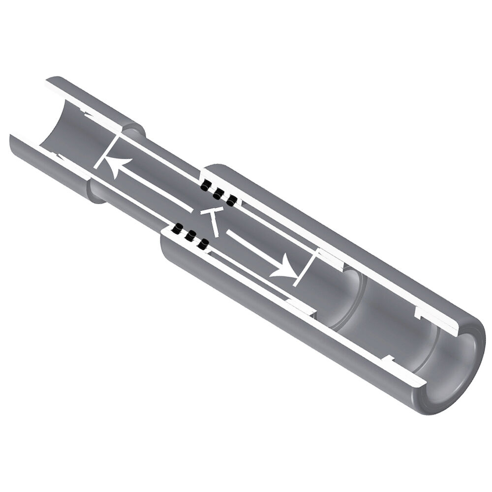 Spears® 826-040X12 4" Pipe Extension Joint w/ EPDM O-rings, 12" Travel, Socket, PVC