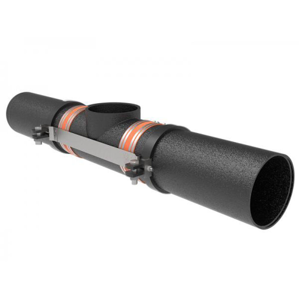 117-10T Test Tee No-Hub Fitting Restraint, 10" Pipe