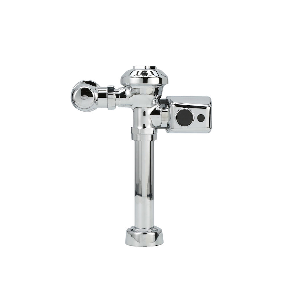 AquaSense® ZER6000AV-HET-CPM Exposed Sensor Operated Flush Valve, Battery, 1.28 gpf, 1" Inlet, 20 to 80 psi, Polished Chrome