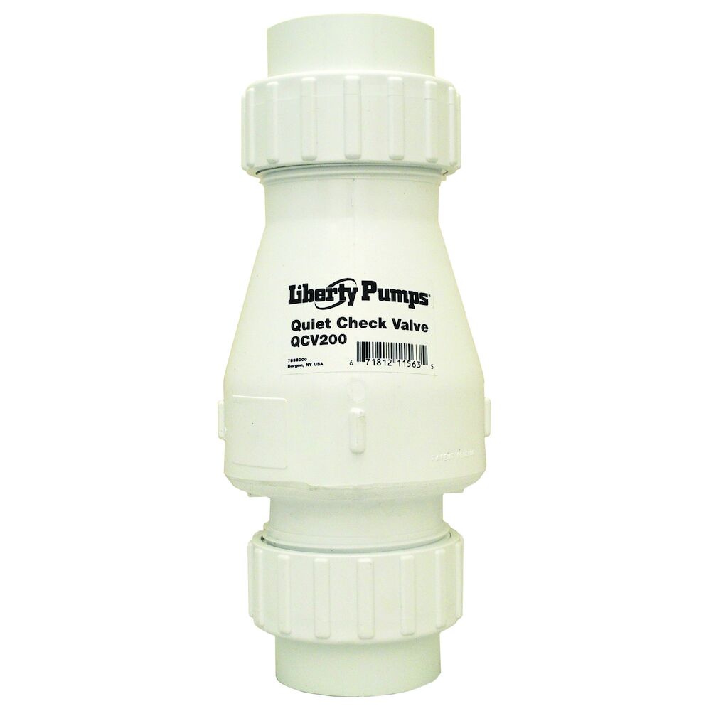 QCV200 Quiet Check Valve, 125 psi, 160 deg F