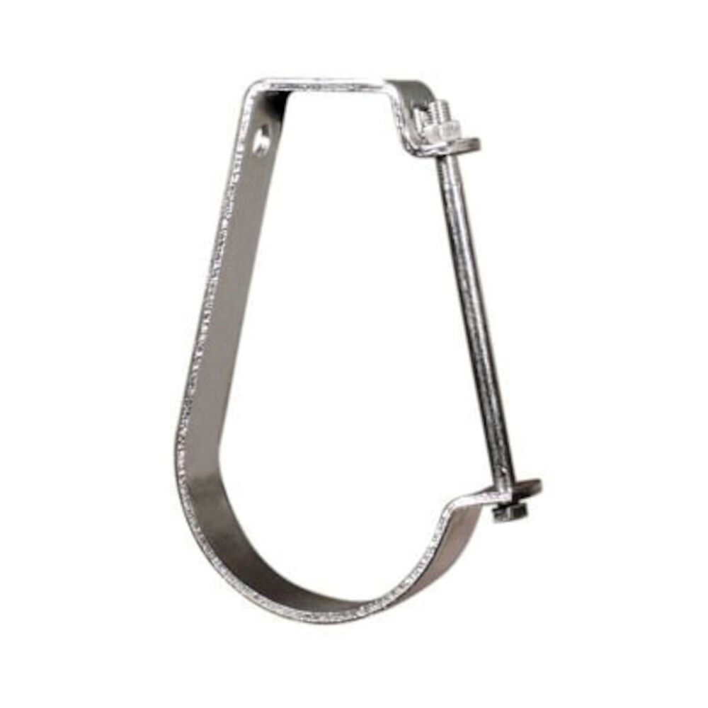 0500300678 FIG 67 Pipe or Conduit Hanger With Nut, 3" Pipe, 1/2" Rod, 500 lb Load, Carbon Steel, Electro-Galvanized