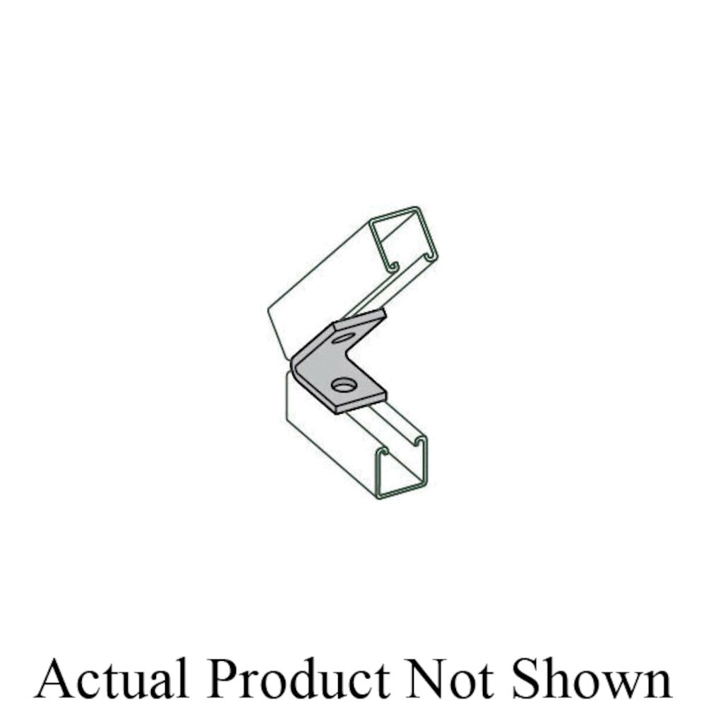 2400209181 FIG AS 624 2- Hole Closed Angle Connector, 2 Holes, 2-1/2" L x 1-5/8" W, 60 deg Bend, Carbon Steel