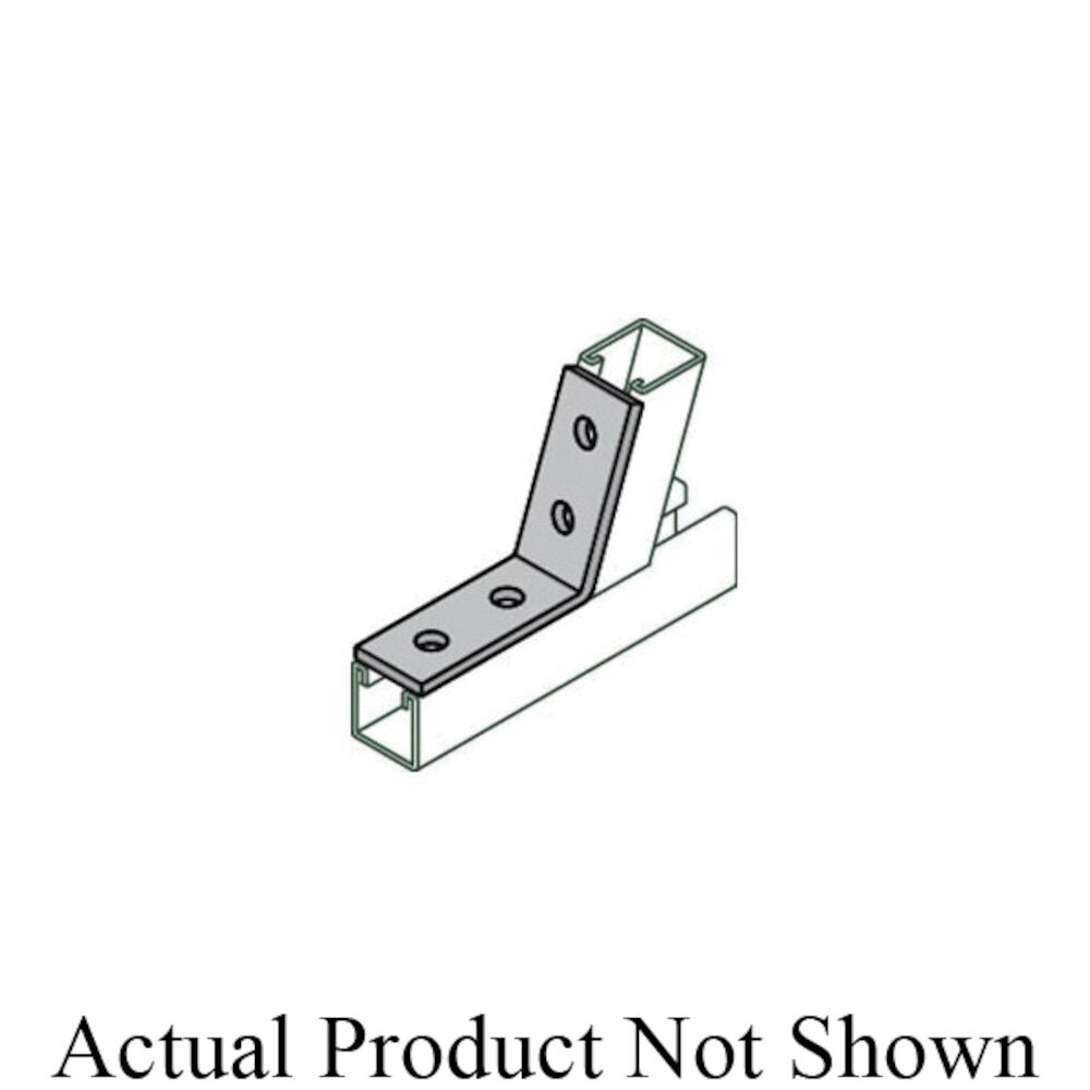 2400015364 FIG AS 781 Open Angle Connector, 4 Holes, 3-1/2" L x 1-5/8" W, 30 deg Bend, Carbon Steel
