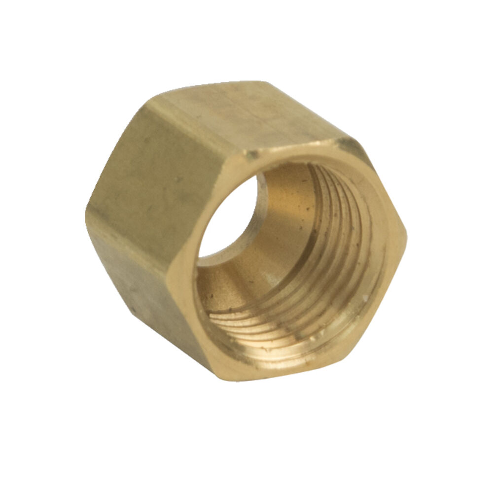 61-4 1/4" Outside Diameter, Compression Nut, NPT, Rough Brass