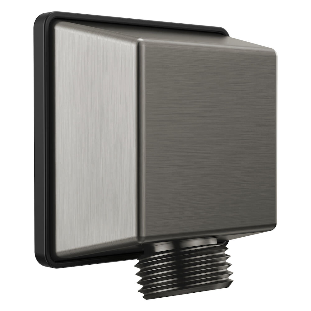 Delta Universal Showering Components Square Wall Elbow for Hand Shower, Lumicoat® Black Stainless