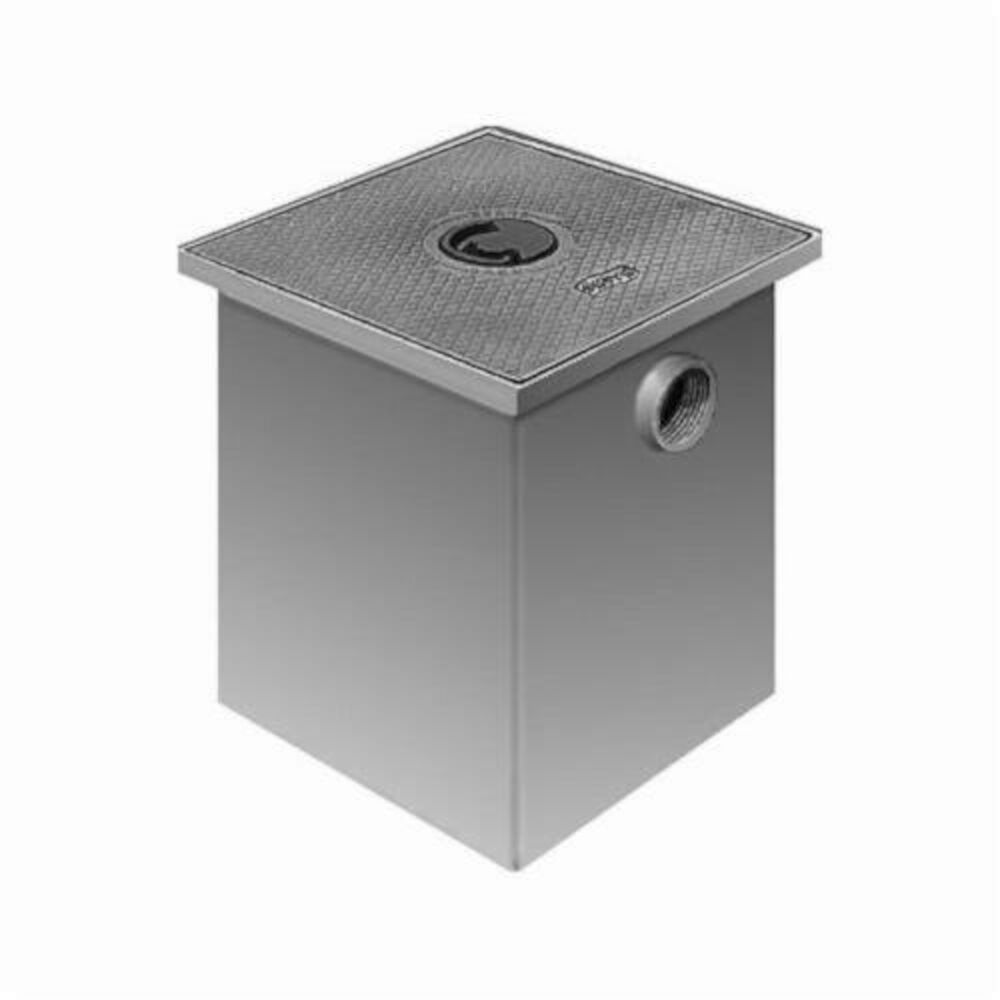 Smith® 8715T02 Large Capacity Solid Interceptor, 2" Nominal