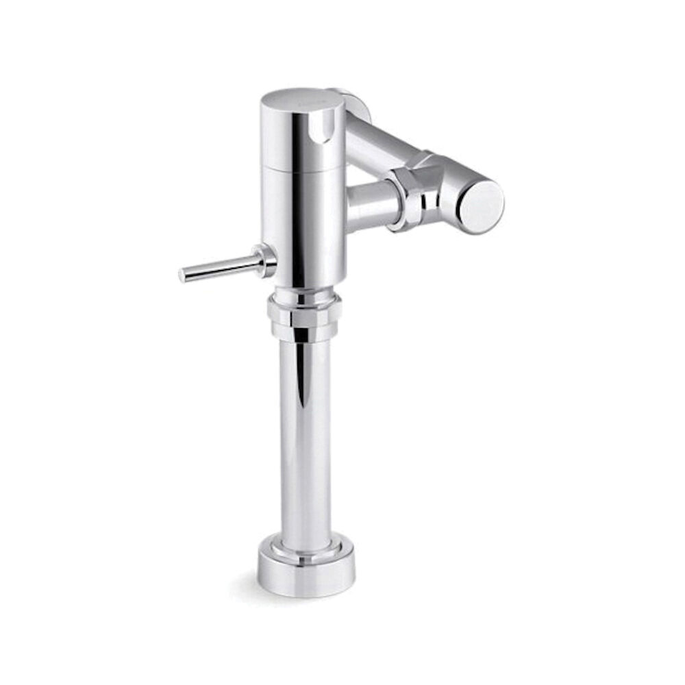 Kohler® 80TM00K10-CP K-80TM00K10 Mach™ Manual Toilet Flushometer, 1.28 gpf Flush Rate, 1" IPS Inlet, 35 to 80 psi Pressure, Polished Chrome