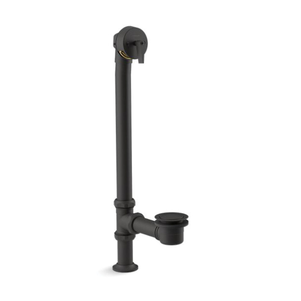 Kohler® 7159-BL Artifacts® Pop-Up Bath Drain, 1-1/2" Nominal, NPT Connection, 17 ga Brass Drain