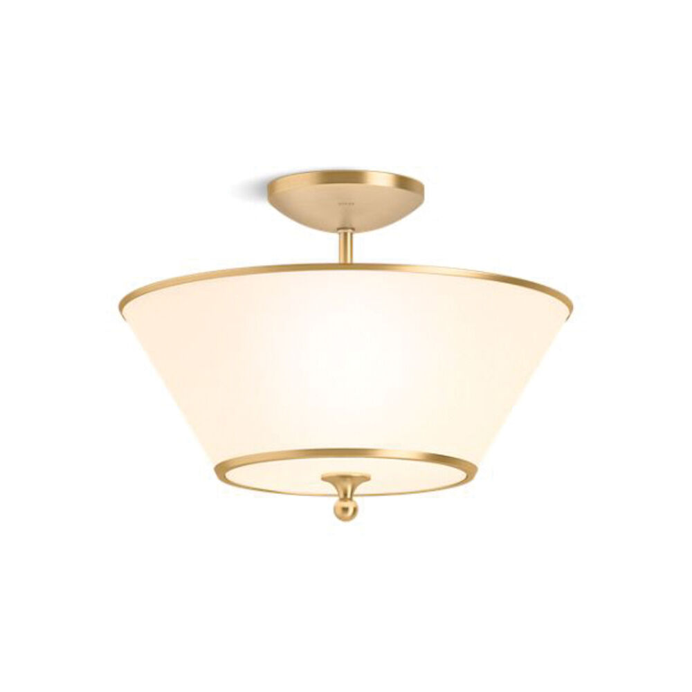 Kohler® 27859-FM02-2GL Light, (2) Incandescent Lamp, 120 V, Brushed Moderne Brass Housing