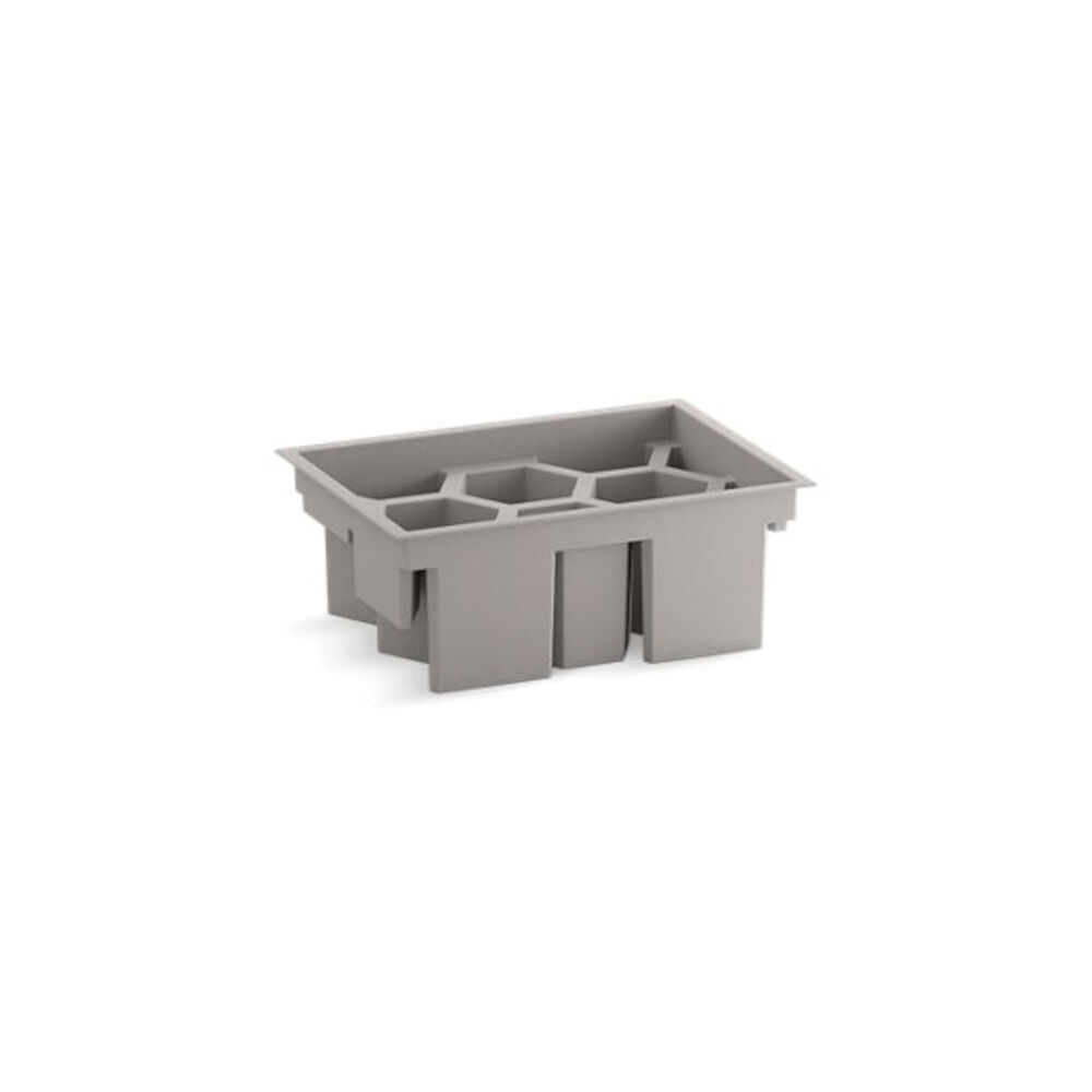 Kohler® 27933-1WT Cabinet/Drawer Appliance Organizer, For Use w/ Bathroom Vanity and 13-3/4" H Linen Tower Drawer, Silicone, Mohair Gray