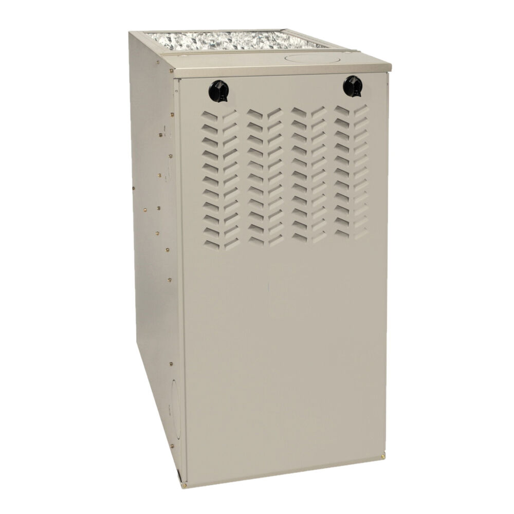 R80ESN1102420A 1-Stage Gas Furnace, Multi-Position, LP/Natural Gas, 110000 BTU/hr Input, 90000 BTU/hr Output, 115 VAC, 80 % AFUE, 2000 cfm Flow Rate