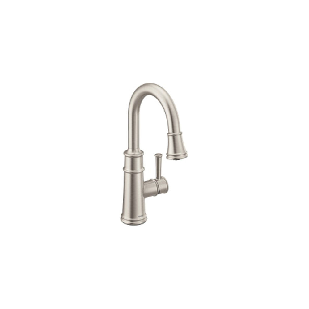 6260SRS Belfield™ Pulldown Prep/Bar Faucet, 1.5 gpm Flow Rate, Spot Resist™ Stainless, 1 Handle, 1/3 Faucet Holes